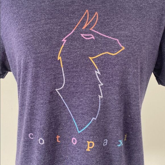 Cotopaxi Women’s Electric Llama T-Shirt M Gorpcore Outdoor Casual Granola Girl - Picture 4 of 8